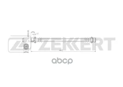 ����� ��������� ������ ������ Toyota�Yaris (P90) 05- Daihatsu Charade VI 11- Zekkert ���. bs-9144 BS9144 ����