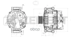 ��������� Lada Vesta (GFL_ GFK_) 16- X-Ray (GAB_) 16- Zekkert ���. ge-1022 GE1022 ����