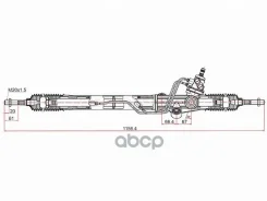 ����� ������� Toyota Land Cruiser (J100) 98-07 / Lexus LX 98-07 (����� ����) Sat ���. ST-44250-60060 ST4425060060 ����