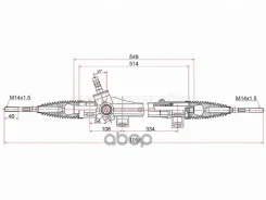 ����� ������� Toyota Corolla (E120) 00-07 / Corolla Fielder 00-06 (����� ����) Sat ���. ST-45510-02050 ST4551002050 ����