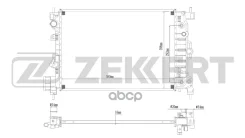 �������� ���������� ��������� Chevrolet Aveo (T300) 11- Zekkert ���. mk-1484 MK1484 ����