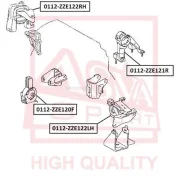������� ��������� ������ Toyota Toyota Corolla CE120/NZE12#/ZZE12# 2000-2008 ASVA 0112ZZE121R ASVA 0112ZZE121R 0112ZZE121R ����