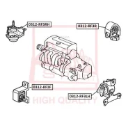 ������� ��������� �������� Honda Honda STEP WGN RF3-RF8 2001-2005 ASVA 0312RF3F ASVA 0312RF3F 0312RF3F ����