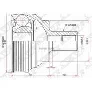 ���� (�������/ �����) Audi A3 03-19 / Skoda Octavia 00-20 SAT VW-206, �������� VW206 ����