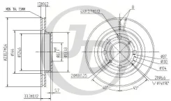 ���� ��������� �������� DF7134 (231x17) 4 ��� (F0108630) JD [JBD0074] JBD0074 ����
