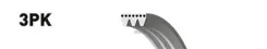 ������ ������������ Honda Civic 1.2-1.5 83-87/ Renault CLIO 1.2 98-, Kangoo 1.2 98-, Twingo 1.2 96- Gates ���. 3PK738 XF 38344 3PK738 ����