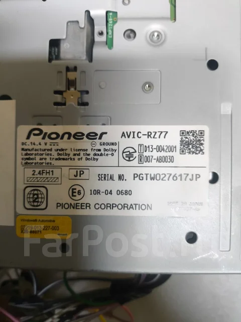 Pioneer Carrozzeria AVIC-RZ77 ����