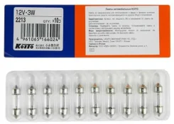����� ��� ����������� Koito T8 12V 3W T8x28 2213 2213 ����