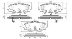 ������� ��������� �������� Mazda 3 1.5/2.0/2.2D 13 Fremax FBP1955 FBP1955 ����