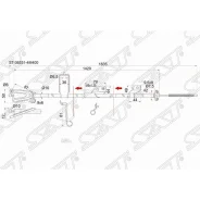 ���� ������� ������� Nissan Almera 00-06 / Sunny 98-04 (�����) SAT ST365314M400, ����� ST365314M400 ����