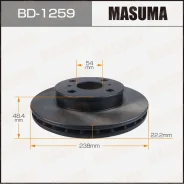 ���� ��������� Masuma, front Toyota Corolla AE100, AE114 91-02/43512-12350/43512-12360/43512-12580/43512-12590, ��������� BD1259 ����