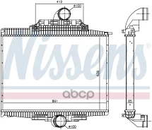 ���������� MB Axor, �����-5490 (OM457) Nissens ���. 97024 97024 ����