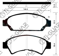 ��������� ������� �������� /�������� �������� 4�� /Tiguar ��� Toyota Camry/Vista SV30 19901994; TG1259 PN1259 0446532080 Tiguar TG1259 ����