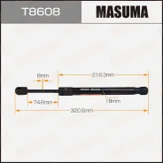 ���� ������� ��������� L=320.5 mm Masuma T8608 T8608 ����