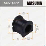 ������ ������������� Masuma MP-1222 / front, Toyota Yaris �-�2��. Masuma, �������� MP1222 ����