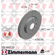 ���� ��������� Hyundai I20 15- �����. ����. D=280 Coat Z Zimmermann 320380520 Zimmermann 320380520 320380520 ����