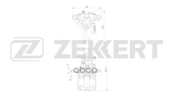 ��������� ������� ������ ����� Nissan Primera (P11 WP11) 99- Zekkert ���. bs-8346 BS8346 ����