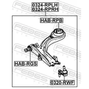 ����� ������ | ����� ���� | Febest 0324RPRH 0324RPRH ����