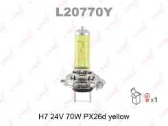 ����� H7 24V 70W ��26d Yellow HCV LYNXauto L20770Y L20770Y ����