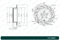 ���� ��������� ��������������� G-brake GFR-01898R ������ GFR01898R ����