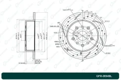 ���� ��������� ��������������� G-brake GFR-01349L ����� GFR01349L ����