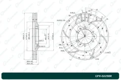 ���� ��������� ��������������� ������������� G-brake GFR-02230R ������ GFR02230R ����