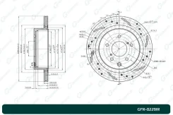 ���� ��������� ��������������� ������������� G-brake GFR-02291R ������ GFR02291R ����