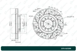 ���� ��������� ��������������� ������������� G-brake GFR-02331R ������ GFR02331R ����