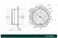 ���� ��������� ��������������� ������������� G-brake GFR-02452R ������ GFR02452R ����
