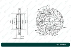���� ��������� ��������������� ������������� G-brake GFR-02826R ������ GFR02826R ����