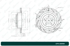 ���� ��������� ��������������� ������������� G-brake GFR-20351R ������ GFR20351R ����