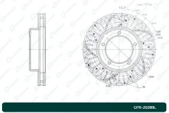 ���� ��������� ��������������� ������������� G-brake GFR-20289L ����� GFR20289L ����
