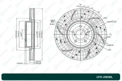 ���� ��������� ��������������� ������������� G-brake GFR-20630L ����� GFR20630L ����