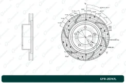 ���� ��������� ��������������� ������������� G-brake GFR-20747L ����� GFR20747L ����