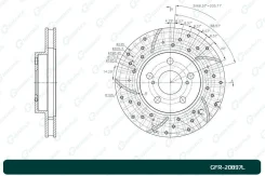 ���� ��������� ��������������� ������������� G-brake GFR-20897L ����� GFR-20897L G-Brake GFR20897L ����