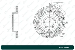 ���� ��������� ��������������� ������������� G-brake GFR-20996L ����� GFR20996L ����