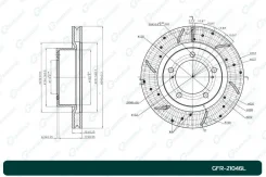 ���� ��������� ��������������� ������������� G-brake GFR-21046L ����� GFR21046L ����