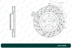 ���� ��������� ��������������� ������������� G-brake GFR-21379L ����� GFR21379L ����