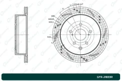 ���� ��������� ��������������� ������������� G-brake GFR-21833R ������ GFR21833R ����
