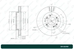 ���� ��������� ������������� G-brake GR-02250 GR02250 ����