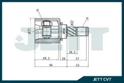 ���� ���������� JETT V40-0050 V400050 ����