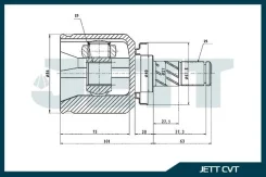 ���� ���������� JETT V40-1138 V401138 ����