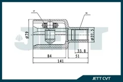 ���� ���������� JETT V40-1451 V401451 ����