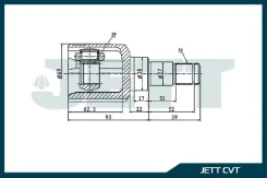 ���� ���������� JETT V40-1865 V401865 ����