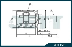 ���� ���������� JETT V40-3104 V403104 ����