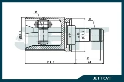 ���� ���������� JETT V40-5021 V405021 ����