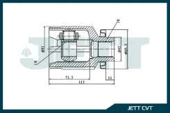 ���� ���������� JETT V40-7024 V407024 ����