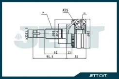 ���� ������� JETT V41-0010 ABS V410010ABS ����