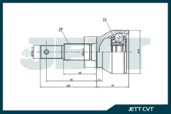 ���� ������� JETT V41-1343 V411343 ����