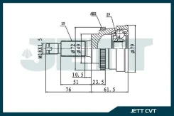 ���� ������� JETT V41-2466 ABS V412466ABS ����